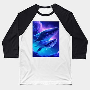 Cosmic whale Baseball T-Shirt